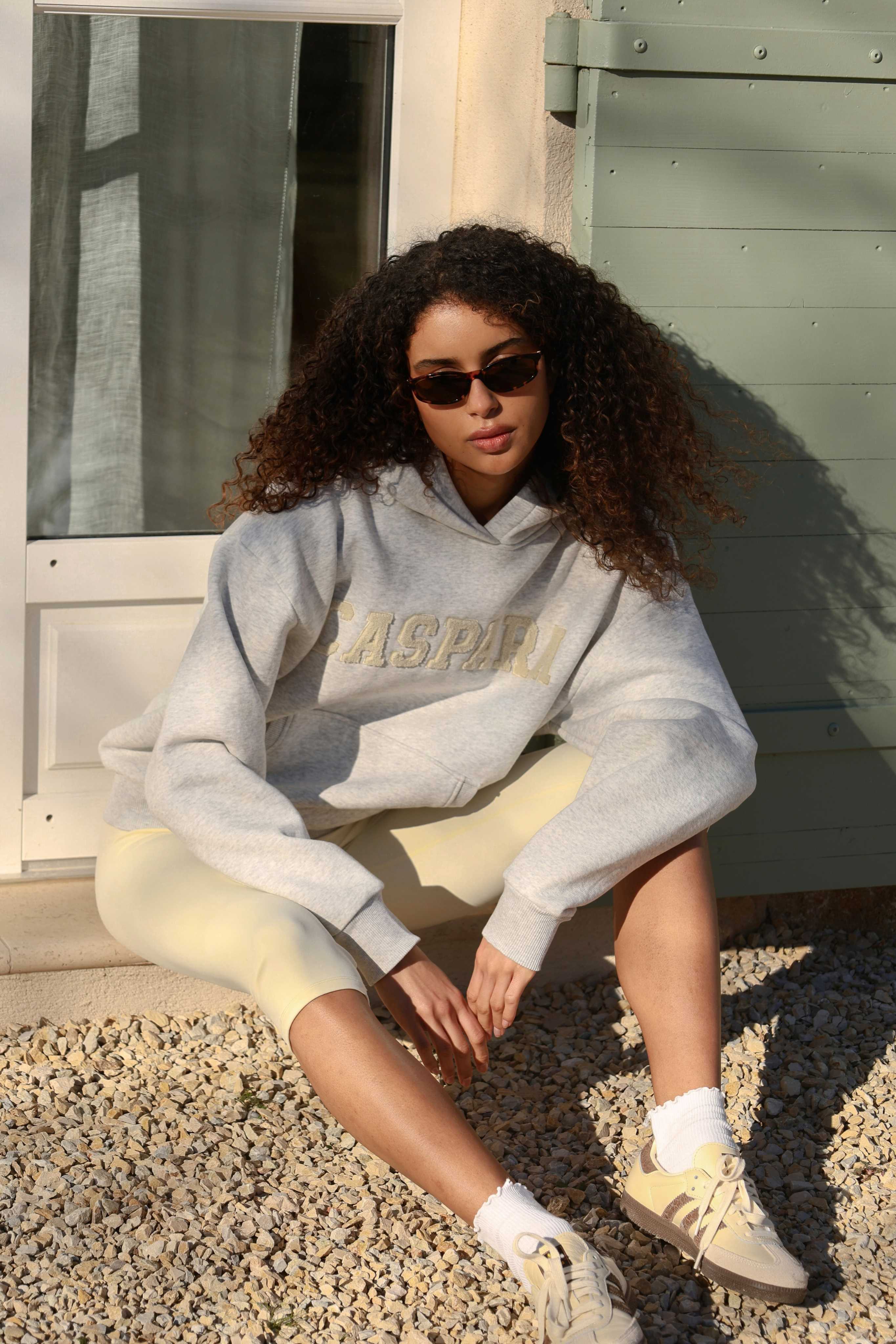 W. All-Star Hoodie - Grey Melange/Yellow